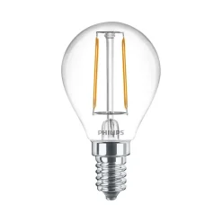 Philips Lighting LED Kogellamp Filament E14 P45 2W-25W Hot