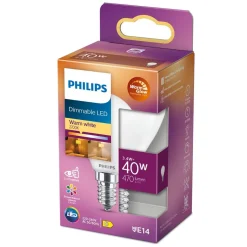 Philips Lighting LED kogellamp E14 P45 3,4W-40W Dimbaar warmwit Clearance