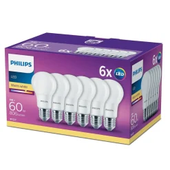 Philips Lighting LED 60W A60 E27 WW 230V FR ND 6CT/4 Best