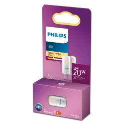 Philips Lighting LED-capsule G4 1,8W-20W WW (2pcs) New
