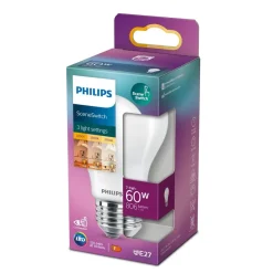 Philips Lighting LED-lamp E27 A60 7,5W-60W Scene Switch Sale