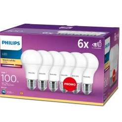 Philips Lighting LED-lamp E27 A60 13W-100W WW 6pcs New