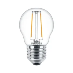 Philips Lighting LED-lamp Kogellamp Filament E27 P45 2W-25W Clearance