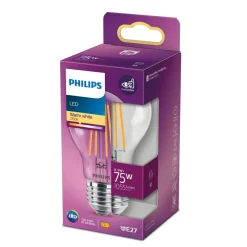 Philips Lighting LED-lamp Classic Filament E27 A60 8,5W-75W