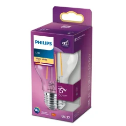 Philips Lighting LED-lamp Classic Filament E27 A60 1,5W-15W Best
