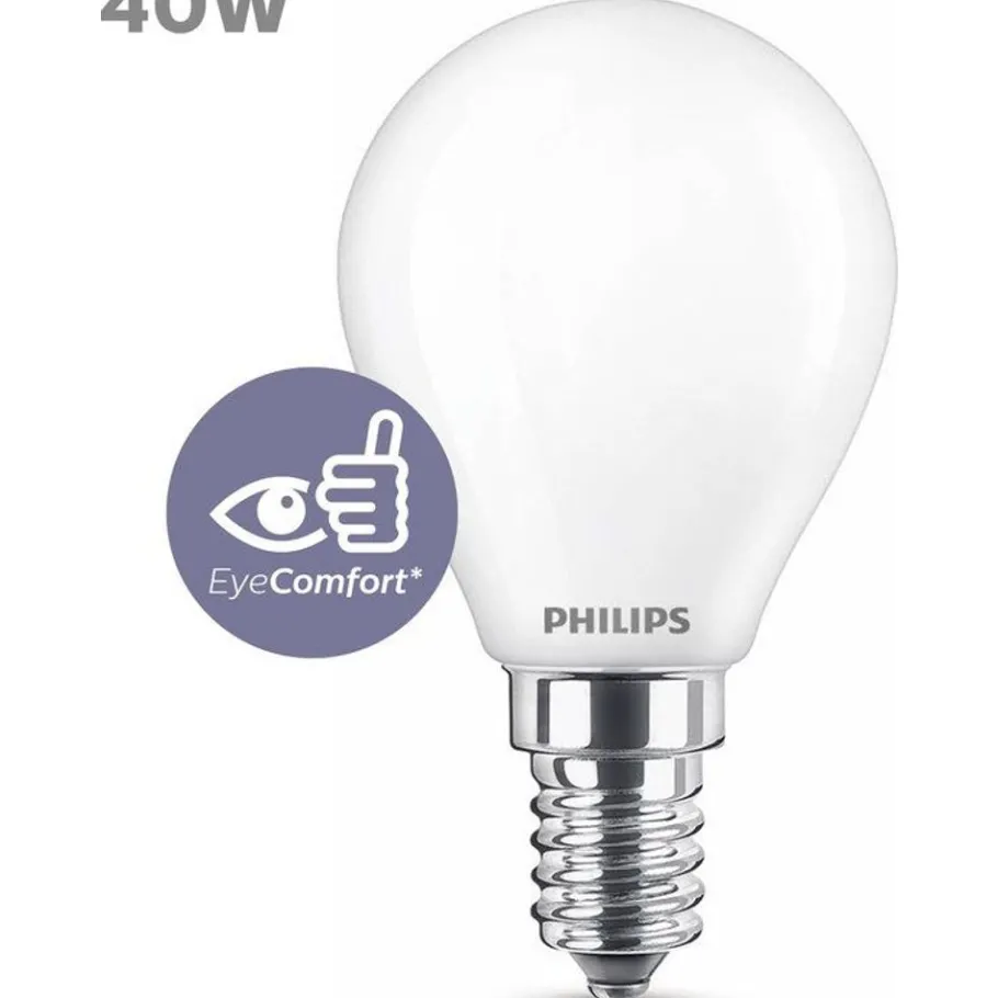 Philips Lighting LED-lamp Classic E14 P45 4,3W-40W CW Sale