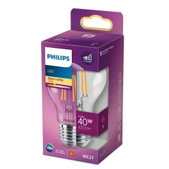Philips Lighting LED-lamp Classic Filament E27 A60 4,3W-40W Online