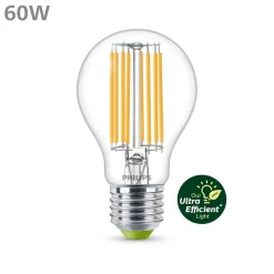 Philips Lighting LED-lamp filament E27 A60 4W-60W WH 3000K Discount