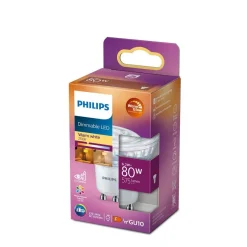 Philips Lighting LED-spot GU10 6,2W-80W Warmwit Dimbaar Best
