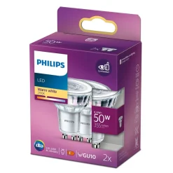 Philips Lighting LED-spot GU10 4,6W-50W Warmwit (2pcs) Online