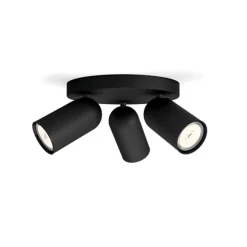 Philips Lighting PONGEE plate/spiral black 3xNW 230V Clearance