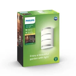 Philips Lighting Python wall lantern inox 1x6W 230V Outlet