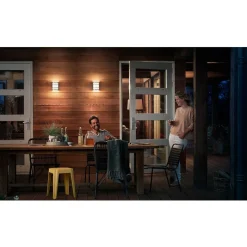 Philips Lighting Python wall lantern inox 1x6W 230V Outlet