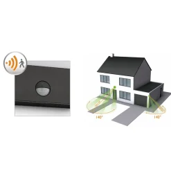 Philips Lighting Raccoon wall lantern anthracite 1x3W SEL Sale