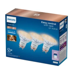 Philips Lighting Smart LED Spot 50W PAR16 GU10 x3 Sale
