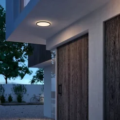 Philips Lighting SuperSlim Ceiling SSW 15W 27K Black IP54 WV Best