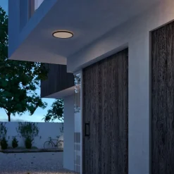 Philips Lighting SuperSlim Ceiling SSW 15W 27K Black IP54 WV Best