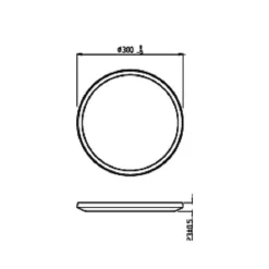 Philips Lighting Superslim CL550 SS RD 18W 40K W WV 06