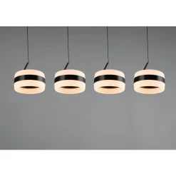 Trio Dios Hanglamp 4xLED 800lm mat zwart (331410432) Hot