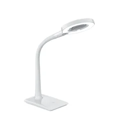 Trio LUPO TABLE LAMP PLASTIC WHITE Clearance