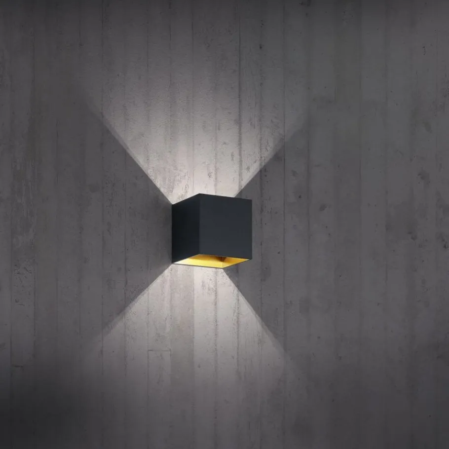 Trio WANDLAMP LOUIS INCL 1XLED METAAL MAT ZWART Hot